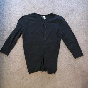 Grey cardigan